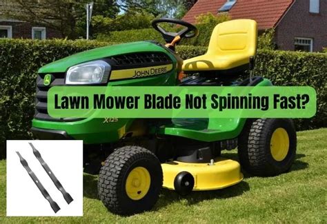 blades not spinning on lawn mower|More.